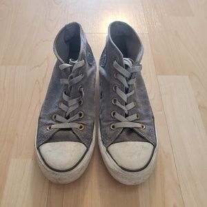 Gray Midtop Converse